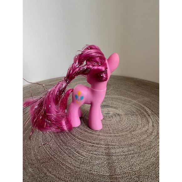 My Little Pony MLP Pinkie Pie Tinsel Hair 3" Brushable Pony - Picture 4 of 6